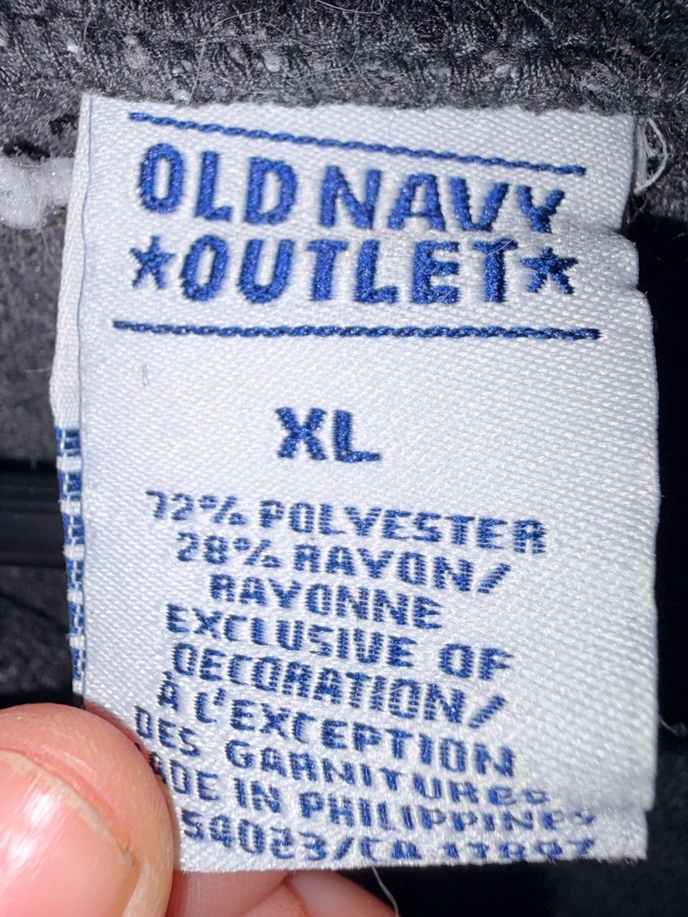 Old Navy Quarter Zip Sweater Size XL - Picture 3 of 3